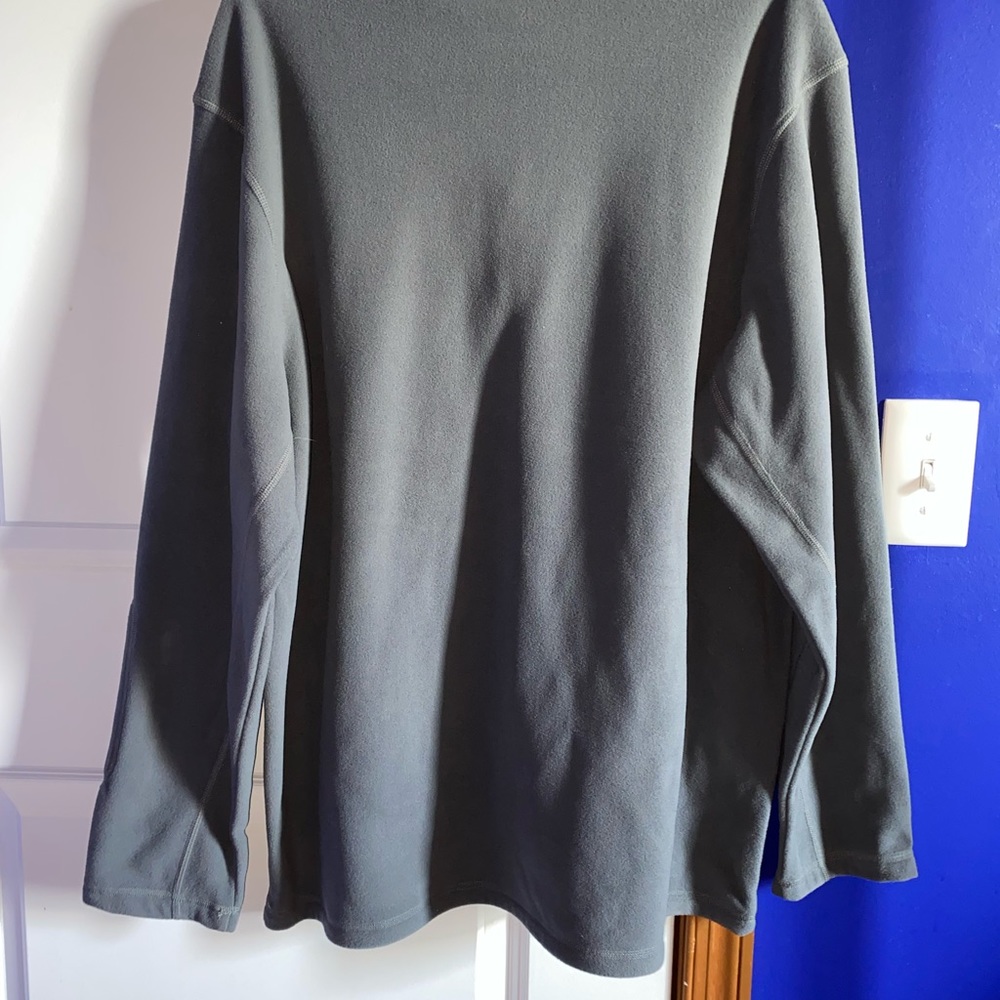 North face quarter zip fleece jacket